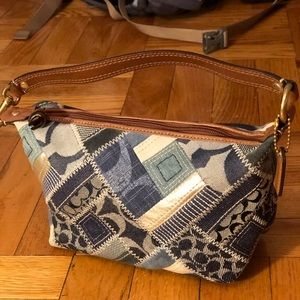 Denim coach purchase, near new